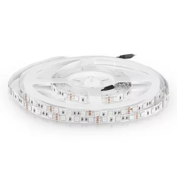 V-TAC LED szalag SMD5050 60LED/M 7W/M 12V IP20 RGB - 212120