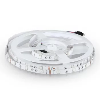 V-TAC LED szalag SMD5050 30LED/M 4W/M 12V IP20 RGB - 212124