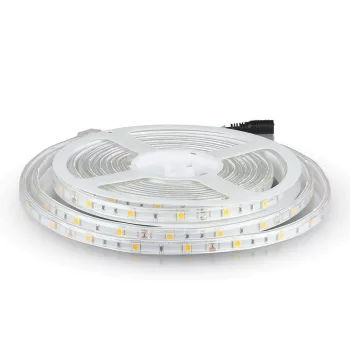  V-TAC LED szalag SMD5050 30LED/M 6W/M 12V IP65 3000K - 212145