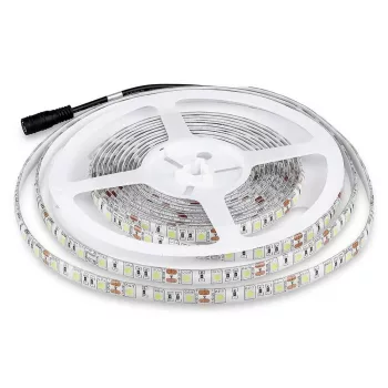   V-TAC LED szalag SMD5050 60LED/M 11W/M 12V IP65 6400K - 212148