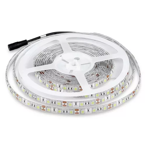 V-TAC LED szalag SMD5050 60LED/M 11W/M 12V IP65 6400K - 212148
