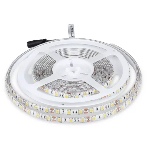 V-TAC LED szalag SMD5050 60LED/M 11W/M 12V IP65 3000K - 212149