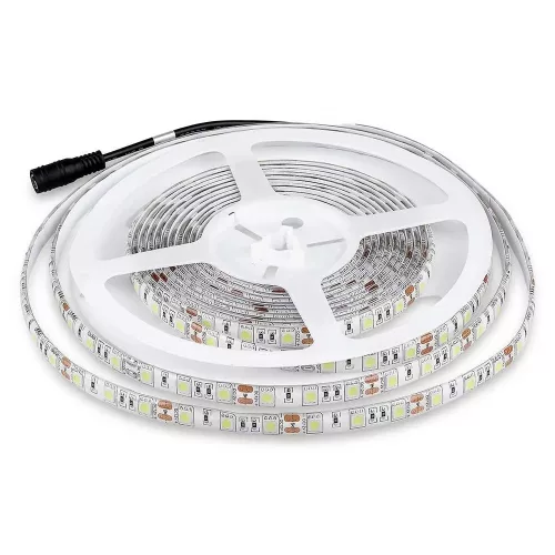 V-TAC LED szalag SMD5050 60LED/M 7W/M 12V IP65 RGB - 212155