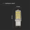 V-TAC LED spotlámpa  G9 3W 300° 3000K kapszula (Samsung Chip) - 21246