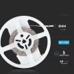V-TAC LED szalag, hajlítható SMD2835 60LED/M 5W/M 12V IP20 6400K - 212561