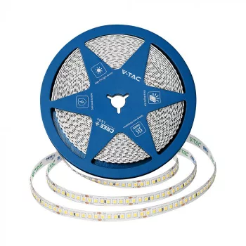   V-TAC LED szalag 8mm széles SMD2835 168LED/M 12W/M 24V IP20 3000K (CREE Chip) - 2125966
