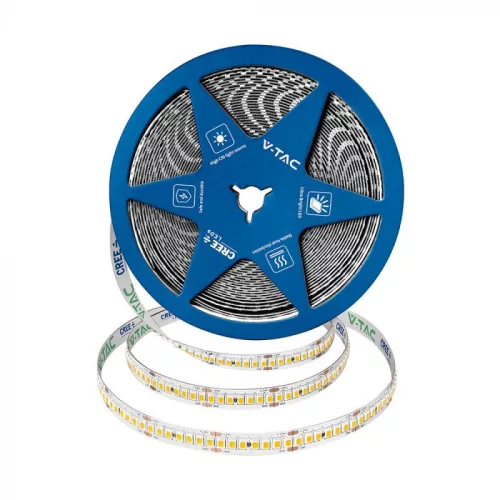 V-TAC LED szalag 10mm széles SMD2835 238LED/M 18W/M 24V IP20 4000K (CREE Chip) - 2126006