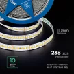 V-TAC LED szalag 10mm széles SMD2835 238LED/M 18W/M 24V IP20 4000K (CREE Chip) - 2126006