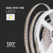 V-TAC LED szalag SMD2110 700LED/M 22W/M 24V CRI>90 IP20 3000K - 212602