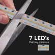 V-TAC LED szalag 12mm széles SMD2110 700LED/M 22W/M 24V CRI>90 IP20 4000K - 212603