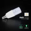 V-TAC LED izzó  E14 T37 7.5W 230° 4000K STIK, henger (CREE Chip) - 212686