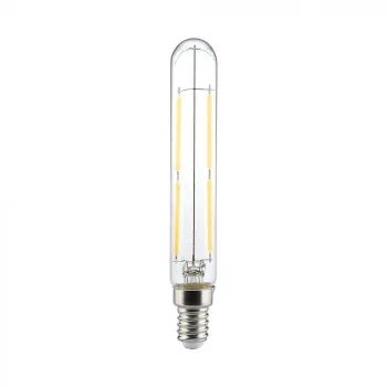   V-TAC Átlátszó LED izzó filament COG  E14 T20 4W 3000K - 212701