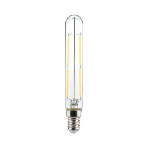 V-TAC Átlátszó LED izzó filament COG  E14 T20 4W 3000K - 212701