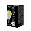 V-TAC Wifis smart LED izzó  E14 C37 4,8W 200° RGB + 3 az 1-ben (CCT) gyertya - 212756