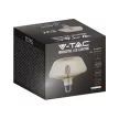 V-TAC Borostyán LED izzó filament COG  E27 T180 8W 1800K - 212790