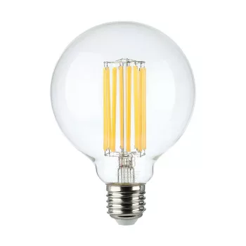   V-TAC Átlátszó LED izzó filament COG  E27 G95 18W 3000K nagygömb - 212803