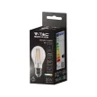 V-TAC Átlátszó LED izzó filament dimmelhető COG  E27 A67 8W 3000K gömb - 212815