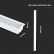 V-TAC Függeszthető lineáris LED lámpatest 40W 120cm Samsung chip 4000K fehér - 21381