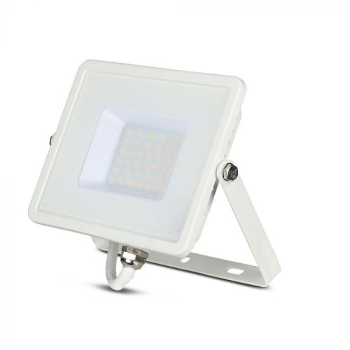 V-TAC 30W LED reflektor 100° 3000K fehér házas (Samsung Chip) - 21403
