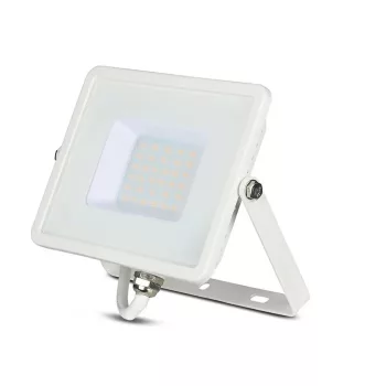   V-TAC 30W LED reflektor 100° 4000K fehér házas (Samsung Chip) - 21404