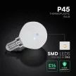 V-TAC LED izzó  E14 P45 3.7W 180° 4000K kisgömb (CREE Chip) - 2141746