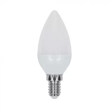   V-TAC LED izzó  E14 C37 4.5W 180° 4000K gyertya (CREE Chip) - 21425816