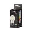 V-TAC Átlátszó LED izzó filament COG  E27 A60 6W 3000K gömb - 214272