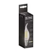 V-TAC Átlátszó LED izzó filament COG  E14 C37 4W 2700K gyertyaláng - 214302
