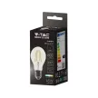 V-TAC Átlátszó LED izzó filament COG  E27 A60 6W 4000K gömb - 214303