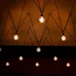 V-TAC Borostyán LED izzó filament COG  E27 G95 6W 3000K - 214305