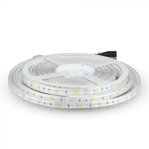 V-TAC LED szalag SMD5050 30LED/M 4.8W/M 12V IP65 6400K - 2144