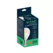 V-TAC Átlátszó LED izzó filament COG  E14 P45 4W 4000K kisgömb - 214425