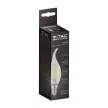 V-TAC Borostyán LED izzó filament COG  E14 C35 4W 6400K gyertyaláng - 214430
