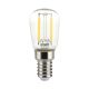 V-TAC Átlátszó LED filament COG lámpa E14 ST64 2W 3000K kisgömb - 214444