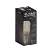 V-TAC Átlátszó LED izzó filament COG  E14 ST64 2W 4000K kisgömb - 214445