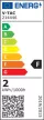 V-TAC Átlátszó LED izzó filament COG  E14 ST64 2W 6500K kisgömb - 214446