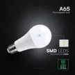 V-TAC LED izzó  E27 A65 15W 200° 3000K gömb (CREE Chip) - 2144536