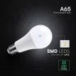 V-TAC LED izzó  E27 A65 15W 200° 6500K gömb (CREE Chip) - 2144556