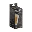 V-TAC Borostyán LED izzó filament COG  E27 ST64 6W 2200K - 214362