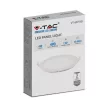 V-TAC Süllyeszthető kör alakú PRÉMIUM MINI LED panel 6W 4000K - 214855