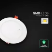 V-TAC VÉKONY Süllyeszthető kör alakú MINI LED panel 18W CCT 3in1 (Cree Chip) - 2148606