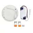 V-TAC Süllyeszthető kör alakú PRÉMIUM MINI LED panel 18W 6400K - 214862