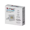 V-TAC 20W LED reflektor E-széria 110° 3000K fehér házas - 215949