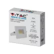V-TAC 20W LED reflektor E-széria 110° 6500K fehér házas - 215951