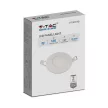 V-TAC Süllyeszthető kör alakú PRÉMIUM MINI LED panel 3W 6400K - 216294