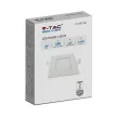V-TAC Süllyeszthető négyzet alakú PRÉMIUM MINI LED panel 3W 3000K - 216295