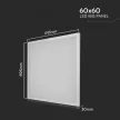 V-TAC Falon kívüli és süllyeszthető LED panel 36W 595 x 595 mm (SAMSUNG CHIP) 4000K - 216380