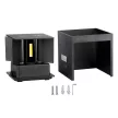 V-TAC 5W led fali lámpatest szögletes, fekete 4000K - IP65 - 217087