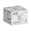 V-TAC 5W led fali lámpatest kerek, fehér 4000K - IP65 - 217091
