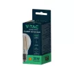 V-TAC Átlátszó LED izzó filament COG  E27 A60 4W 6500K gömb - 217120